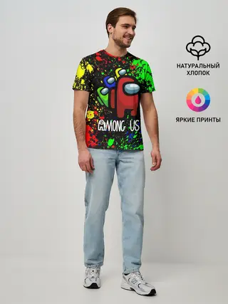 Мужская базовая футболка / AMONG US