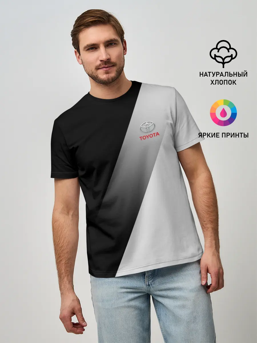 Мужская базовая футболка / TOYOTA | ТОЙОТА ELITE