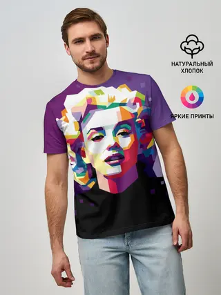 Мужская базовая футболка / Marilyn Monroe