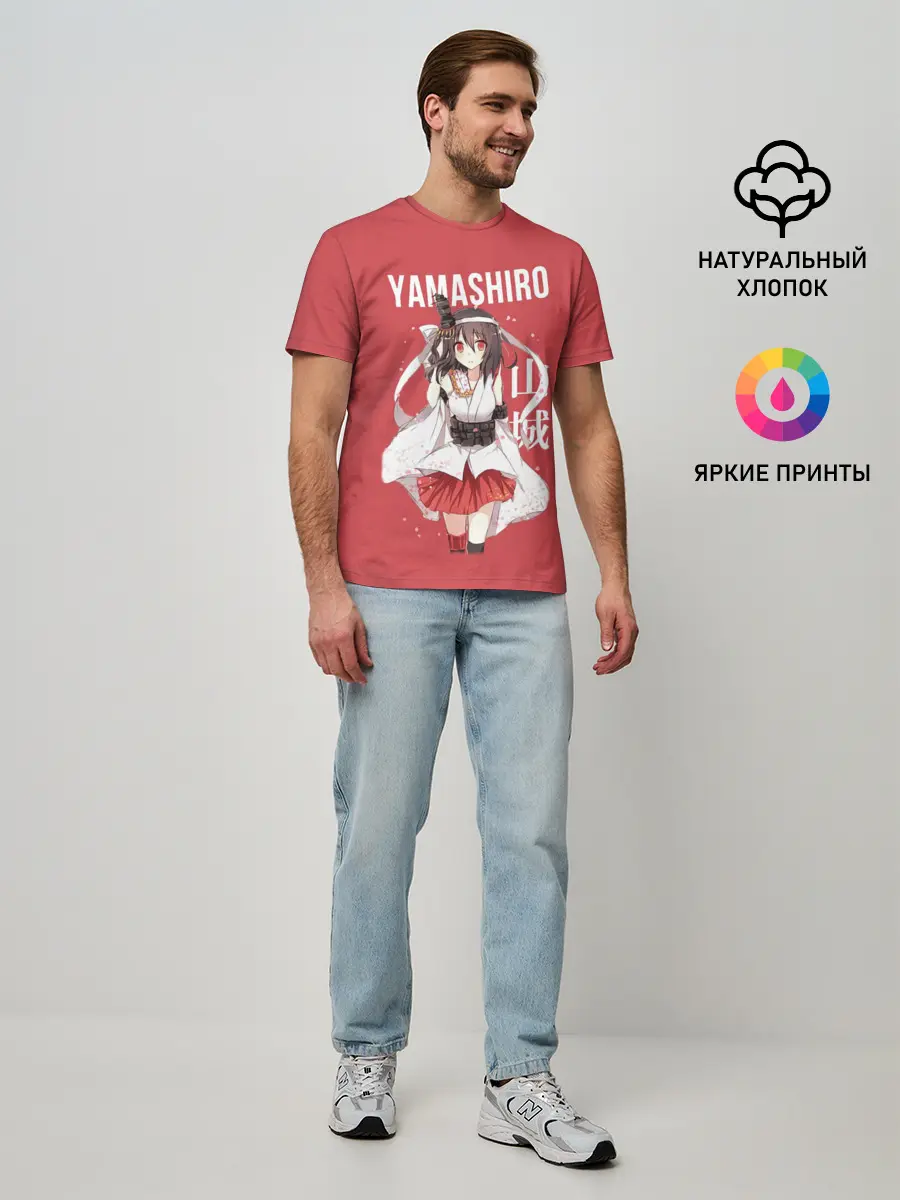 Мужская базовая футболка / Аниме Yamashiro / Ямаширо