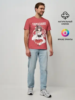 Мужская базовая футболка / Аниме Yamashiro / Ямаширо