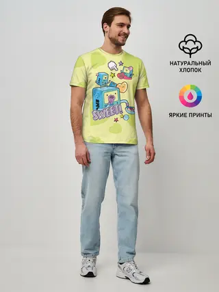 Мужская базовая футболка / Sweet BMOs