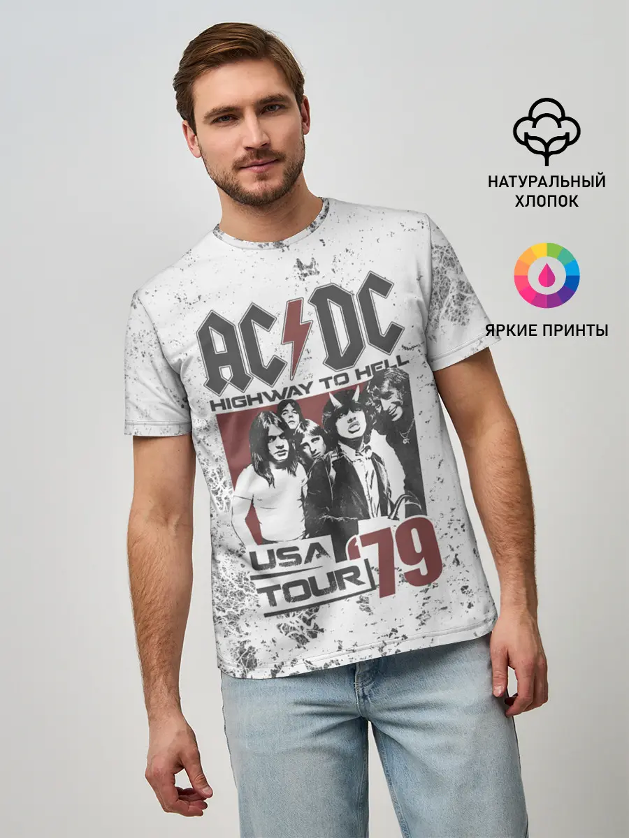 Мужская базовая футболка / AC/DC