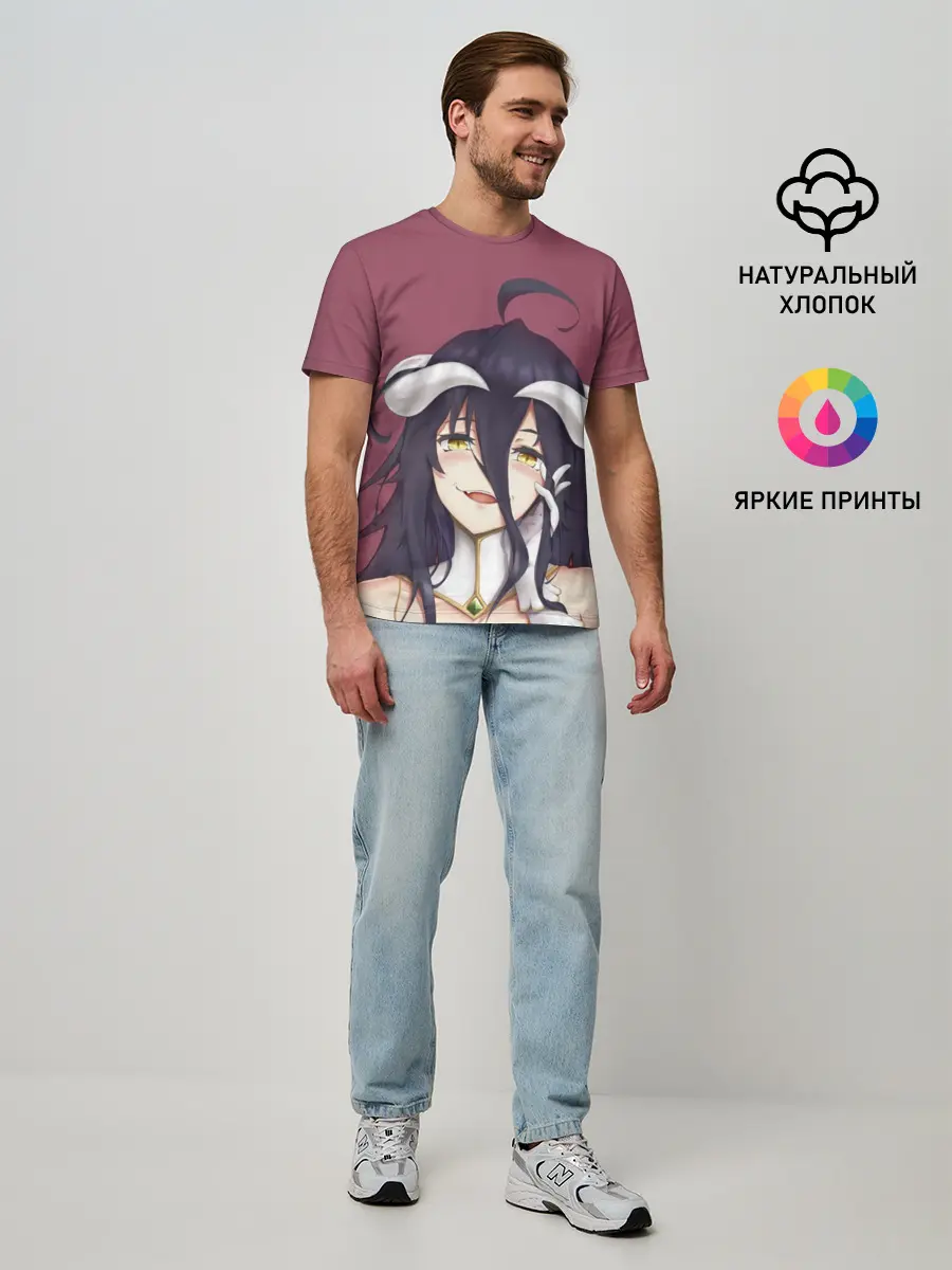 Мужская базовая футболка / Albedo Overlord