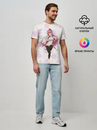 Мужская базовая футболка / Doki Doki | Monika | Моника