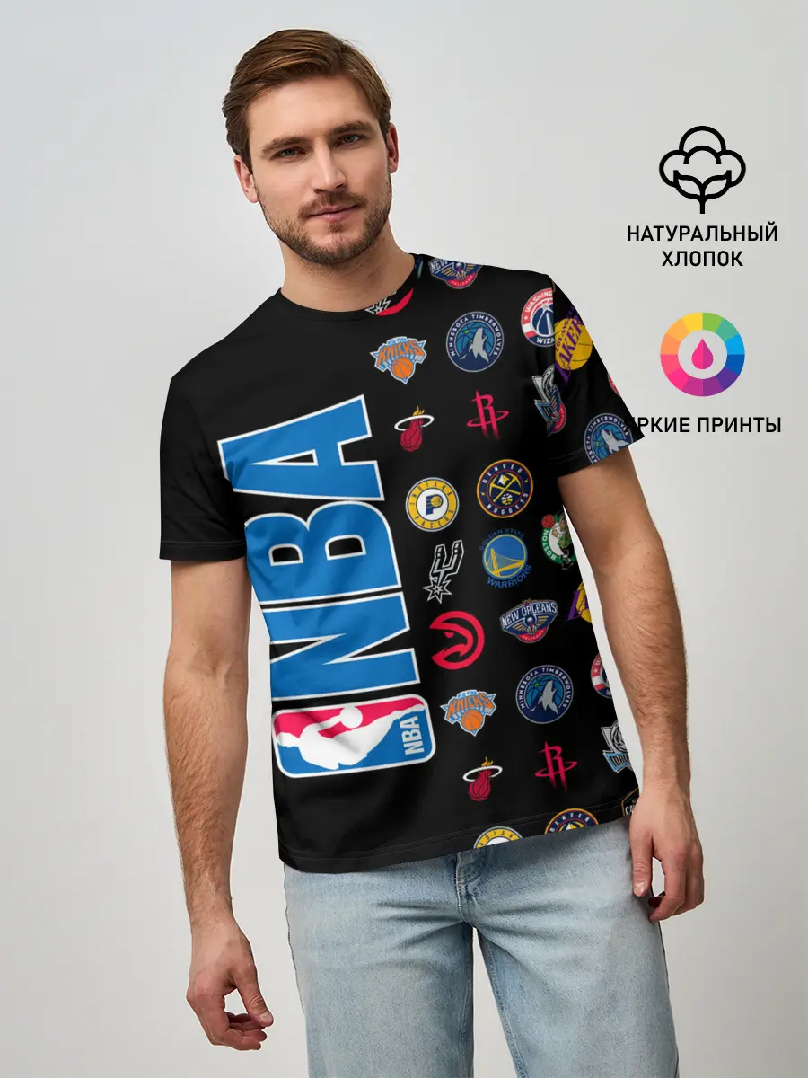 Мужская базовая футболка / NBA