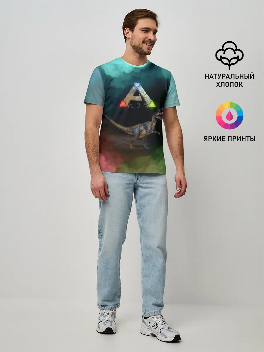 Мужская базовая футболка / Ark Survival | Арк Сурвивал