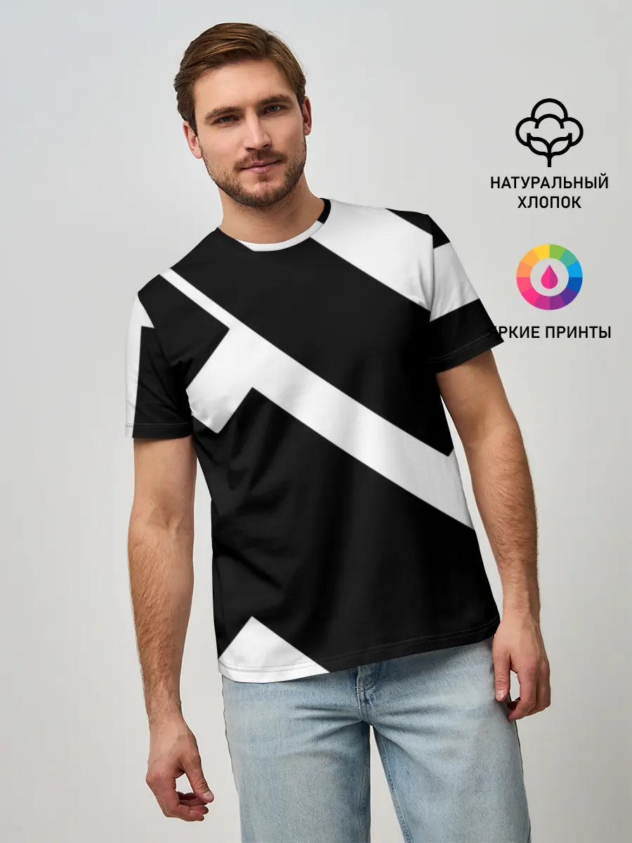 Мужская базовая футболка / Geometry