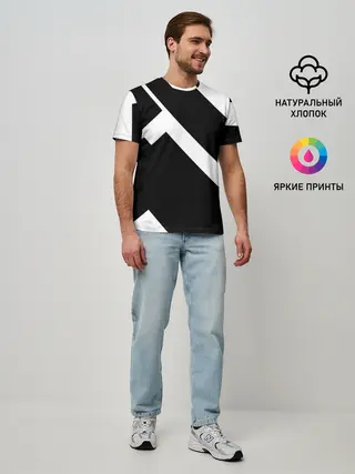 Мужская базовая футболка / Geometry