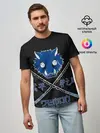 Мужская базовая футболка / Клинок, рассекающий демонов Иноске