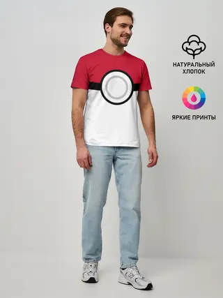 Мужская базовая футболка / Покебол