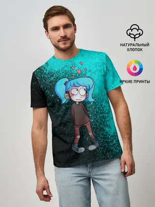 Мужская базовая футболка / Sally face