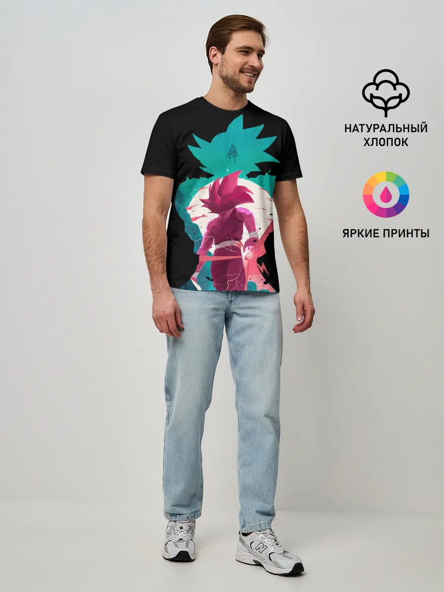 Мужская базовая футболка / Goku boys