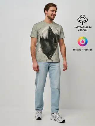 Мужская базовая футболка / True Detective