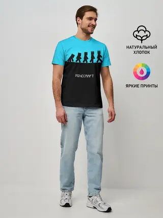 Мужская базовая футболка / MINECRAFT