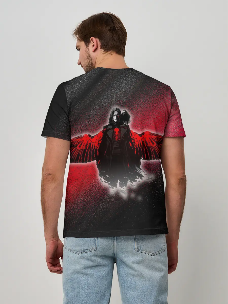 Мужская базовая футболка / Ворон