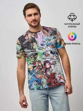 Мужская базовая футболка / Sword Art Online