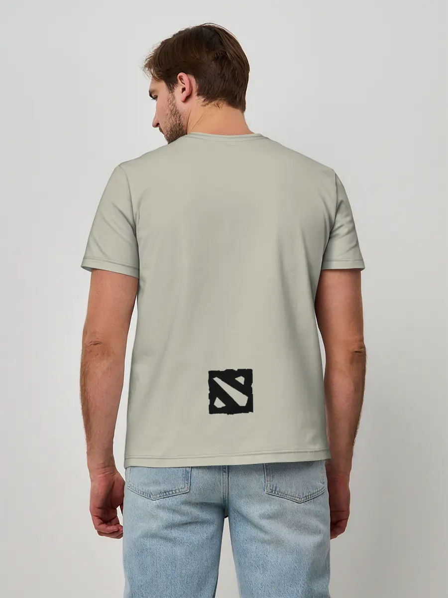 Мужская базовая футболка / Fight me | Dota 2