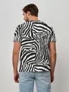 Мужская базовая футболка / Полосы зебры