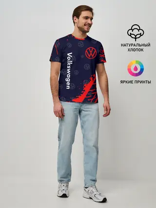 Мужская базовая футболка / VOLKSWAGEN / Фольксваген