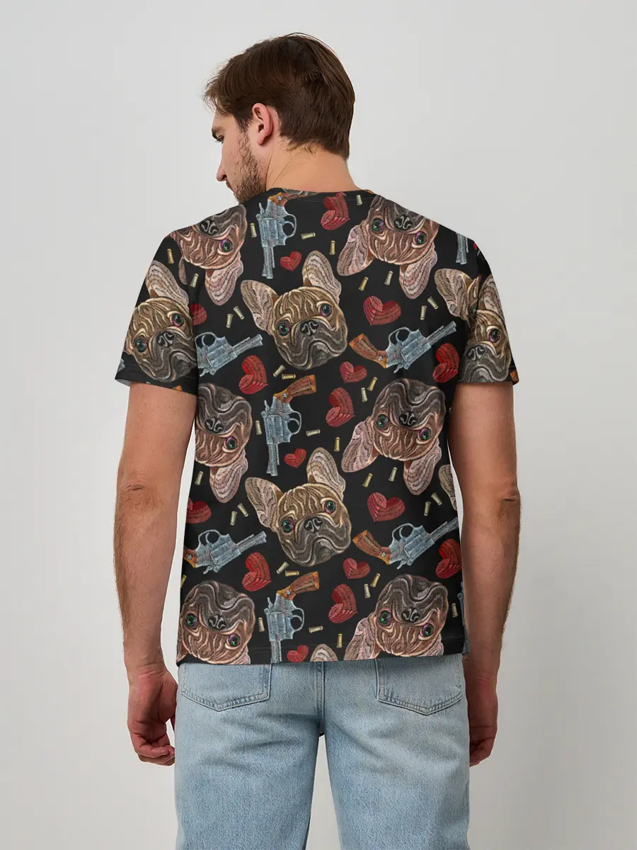 Мужская базовая футболка / Бульдоги