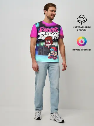 Мужская базовая футболка / Friday Night Funkin