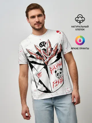 Мужская базовая футболка / Пальцы Сукуна, Магическая битва