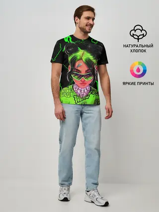 Мужская базовая футболка / BILLIE EILISH