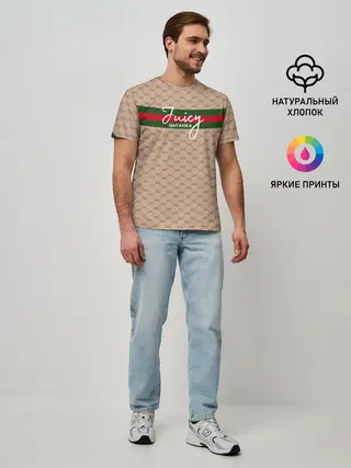Мужская базовая футболка / Juicy цыганка. Гуччи