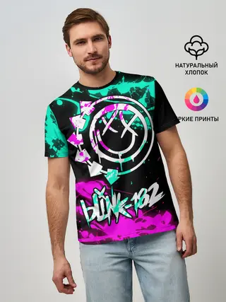 Мужская базовая футболка / Blink-182