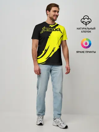 Мужская базовая футболка / Metallica