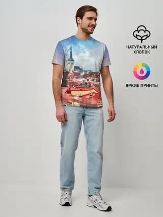 Мужская базовая футболка / Таллин