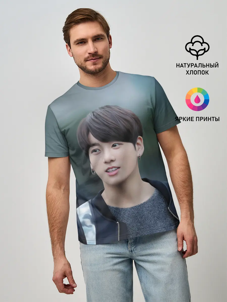 Мужская базовая футболка / Корейский Поп