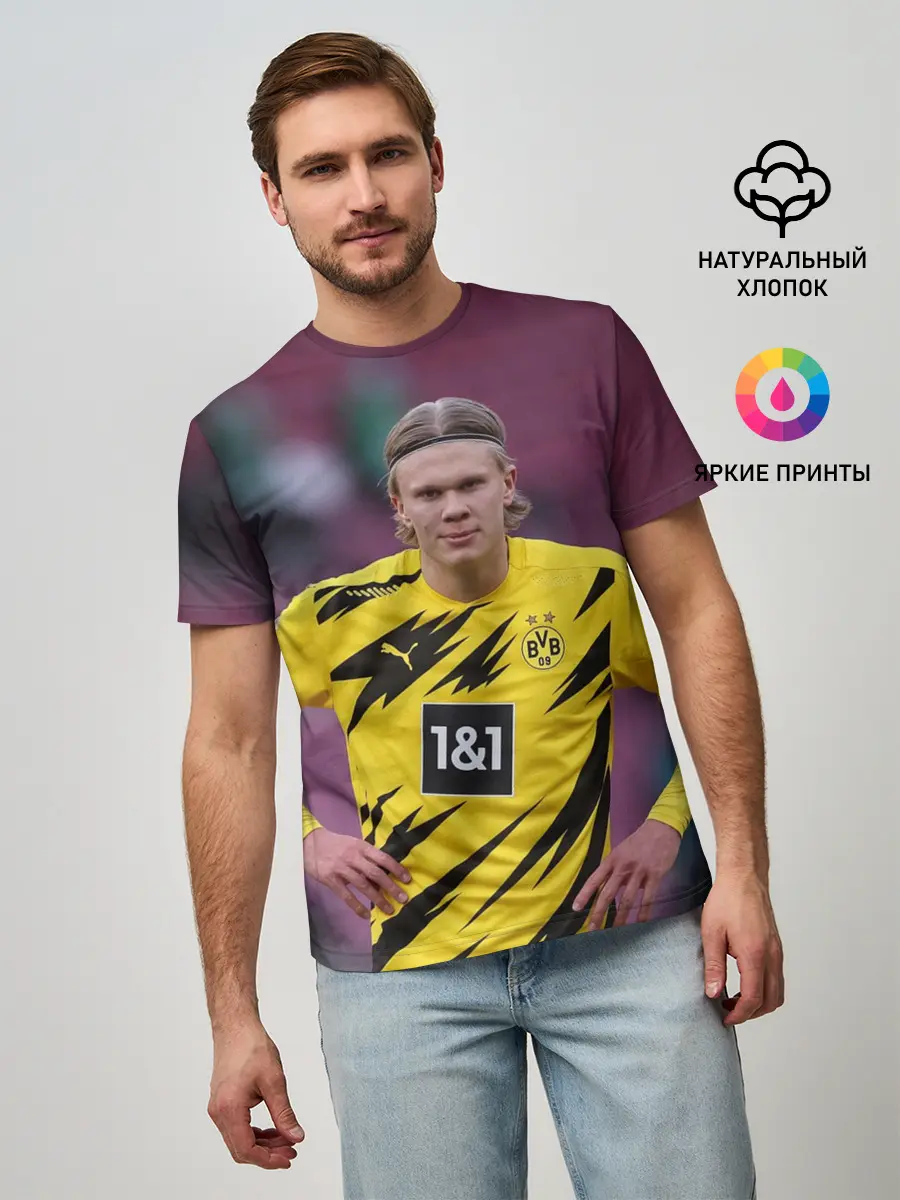 Мужская базовая футболка / Erling Haaland