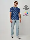 Мужская базовая футболка / Якоря.