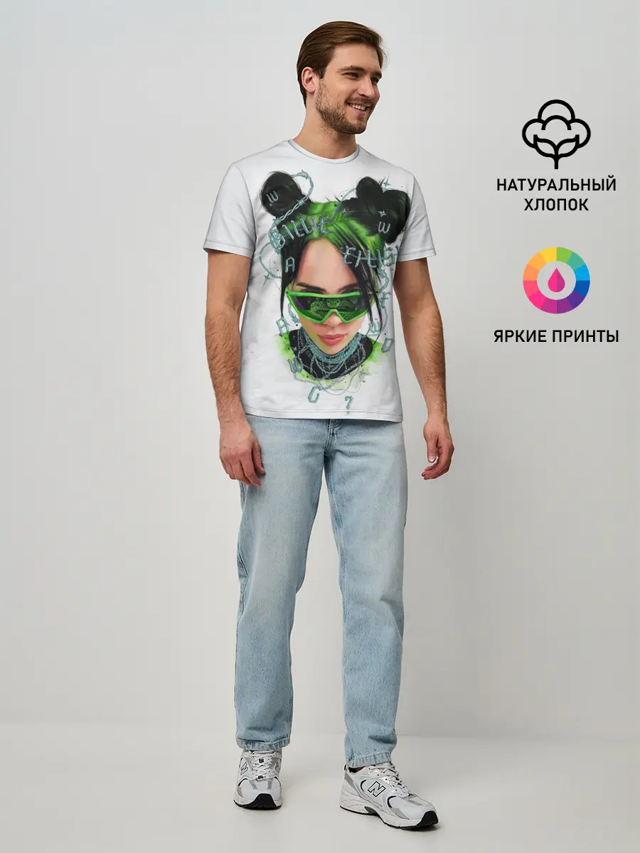 Мужская базовая футболка / BILLIE EILISH