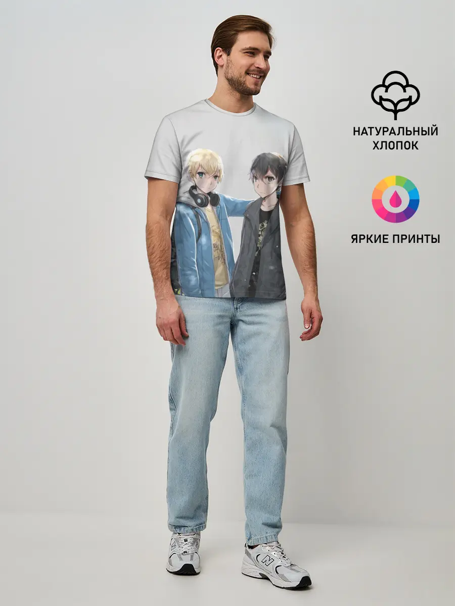 Мужская базовая футболка / Алисизация САО