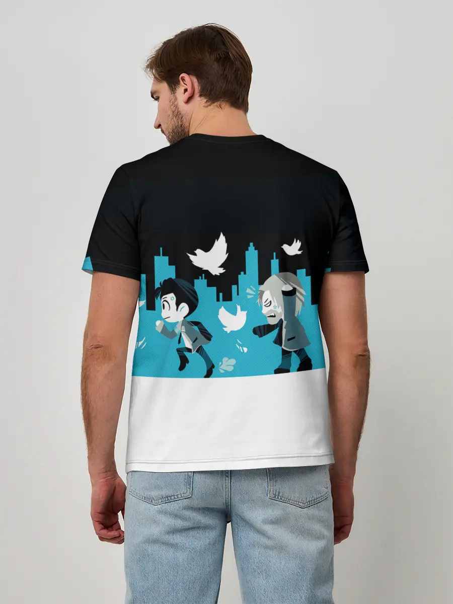 Мужская базовая футболка / ROAD TO DETROIT