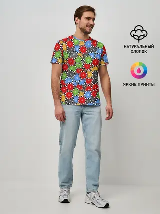 Мужская базовая футболка / Фишки для Покера