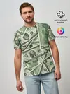 Мужская базовая футболка / Доллар