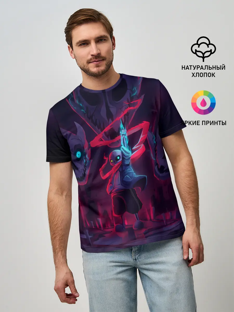 Мужская базовая футболка / UNDERTALE | АНДЕРТЕЙЛ