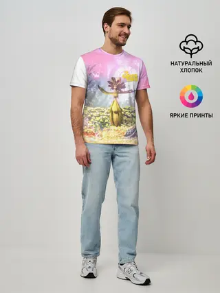 Мужская базовая футболка / It takes two | Радость