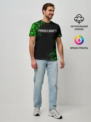 Мужская базовая футболка / MINECRAFT