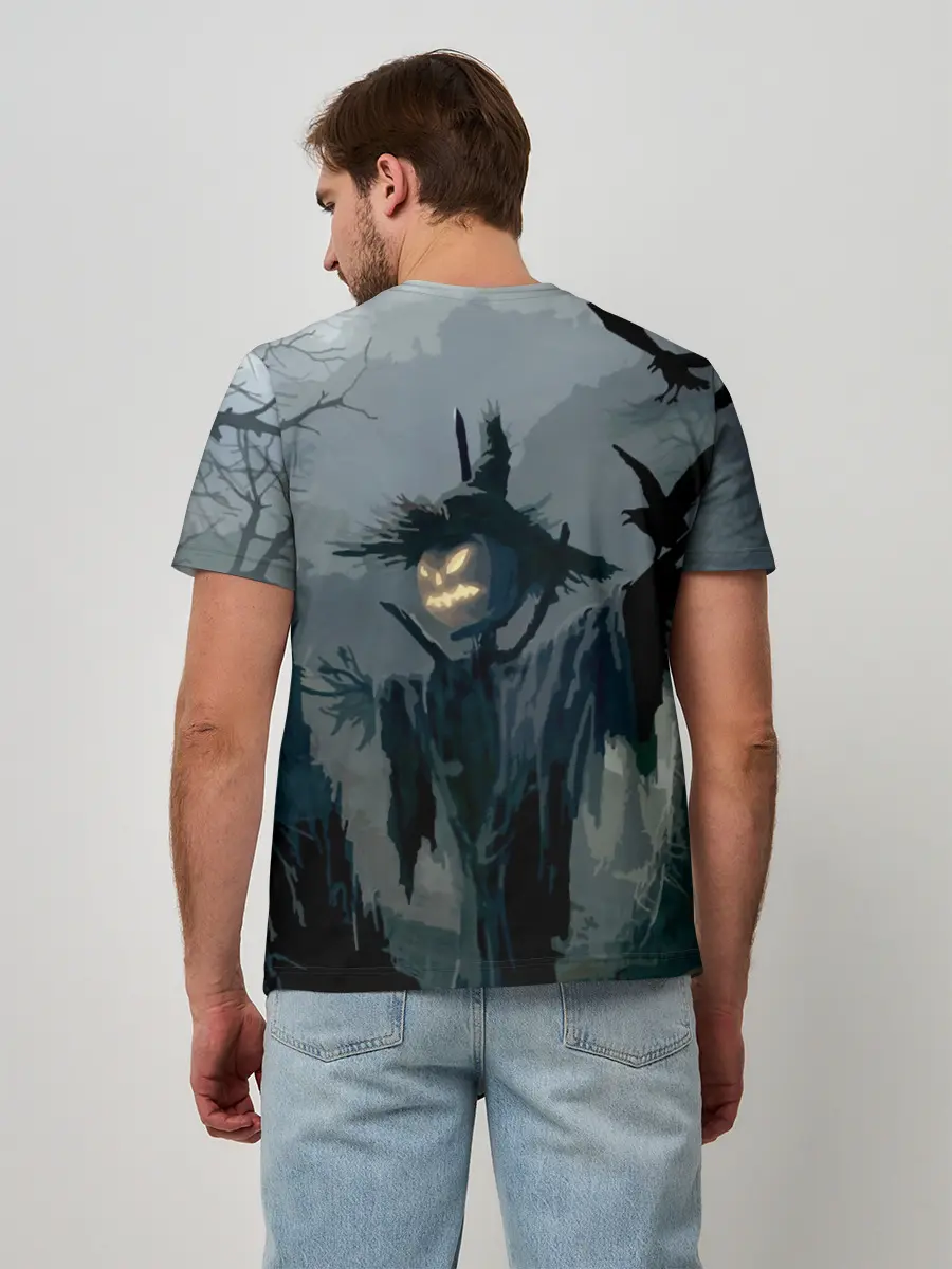 Мужская базовая футболка / Halloween