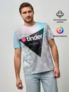 Мужская базовая футболка / Тиндер | Tinder Swipe Right