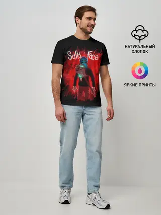 Мужская базовая футболка / Sally Face