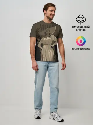 Мужская базовая футболка / Леди Димитреску