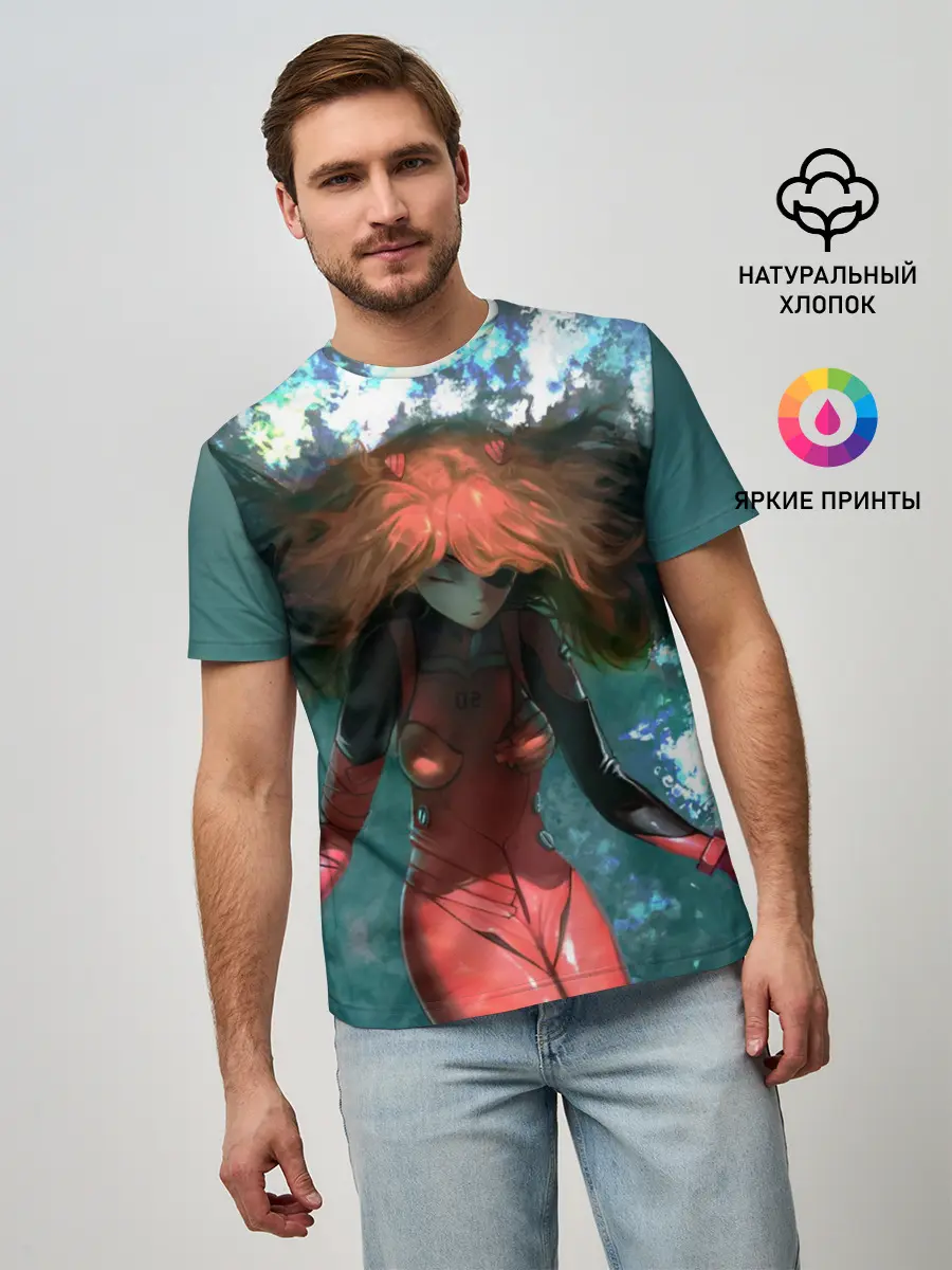 Мужская базовая футболка / Rei Ayanami