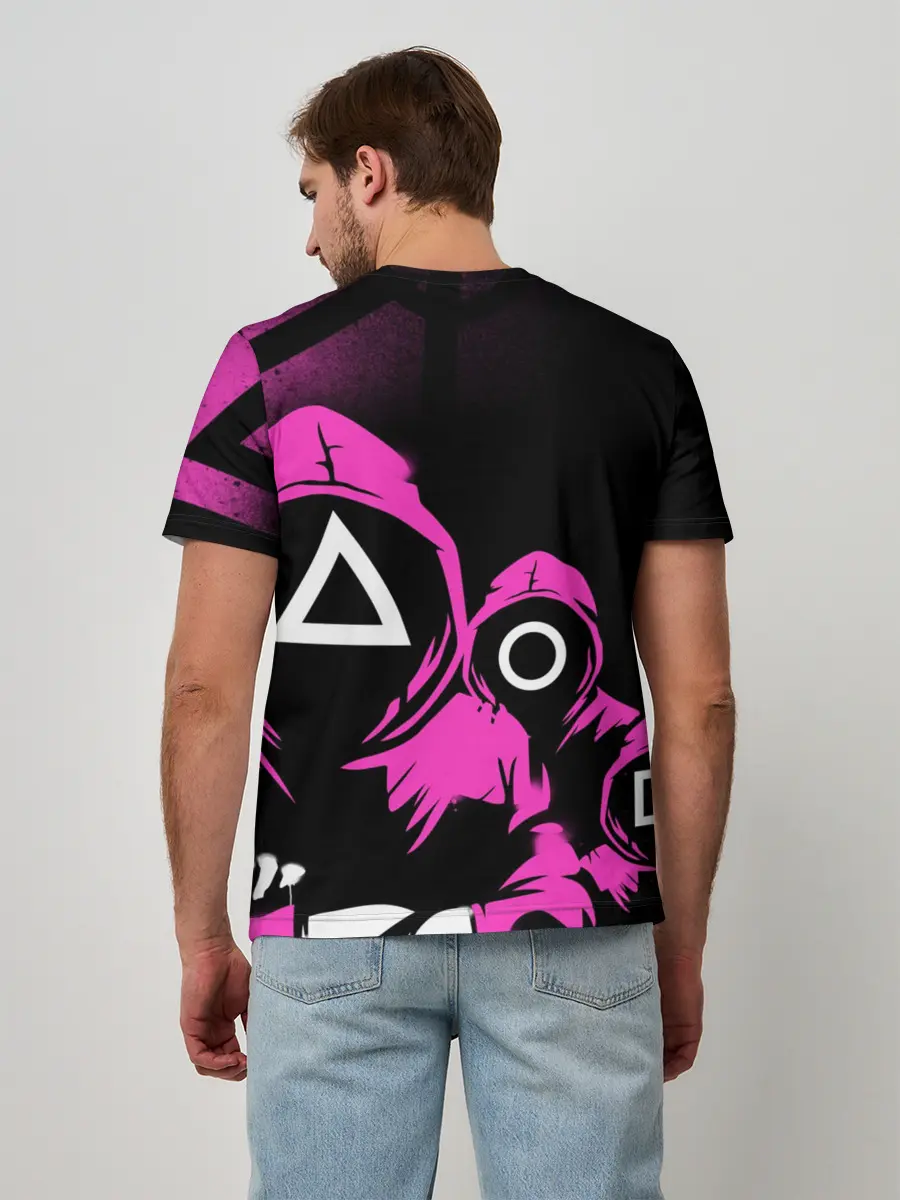 Мужская базовая футболка / Игра в кальмара