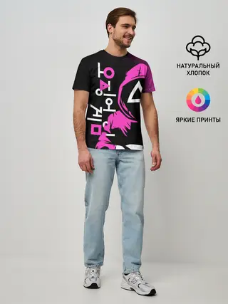 Мужская базовая футболка / Игра в кальмара